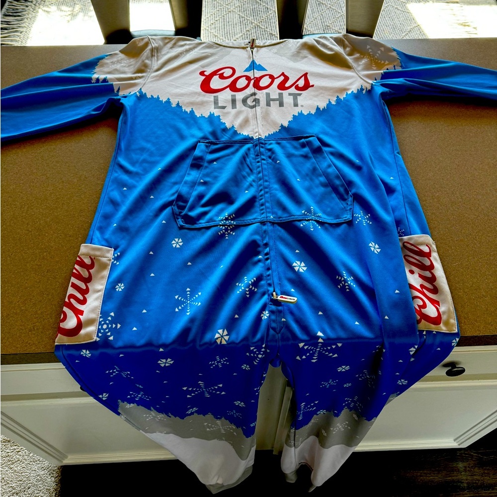 Coors Light Holiday Onesie L